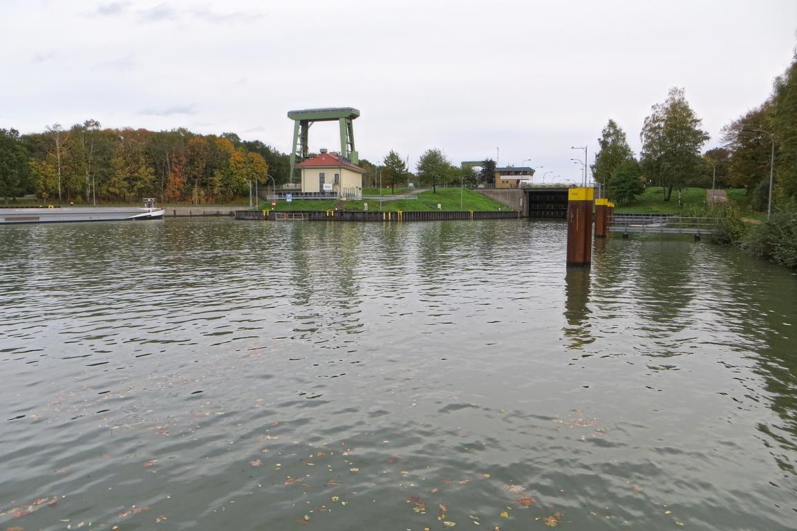 Schleuse Ahsen Westansicht Schleuse Ahsen Westansicht
